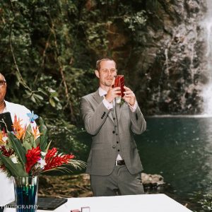 Emma and Lee Waterfall Wedding